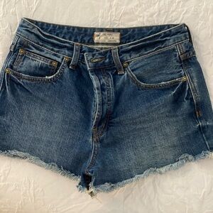 Free People Jean shorts